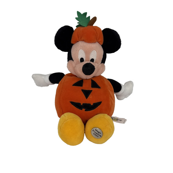 Disney Mickey Mouse Halloween Pumpkin Plush Mickeys Not So Scary Halloween Party - Picture 1 of 6